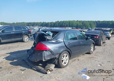 2007 Honda Accord 2.4 Ex из США, поврежденный, VIN 1HGCM56887A130304